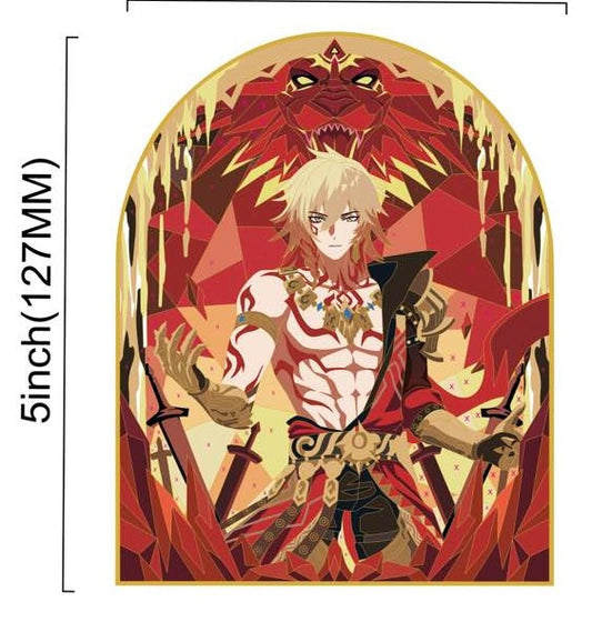 PO : glass mydei 5in A/B